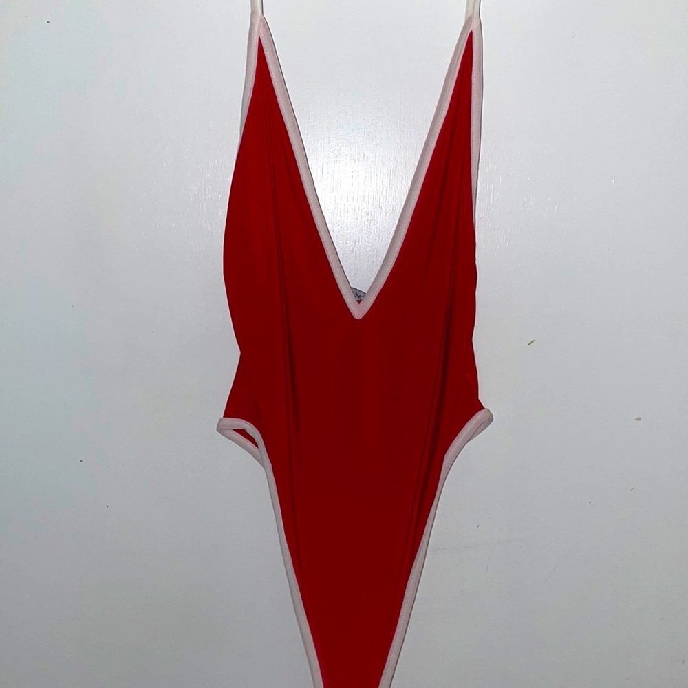 Red bodysuit